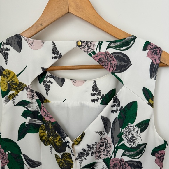 H&M Sleeveless Floral Beaded A-Line Dress - Picture 7 of 9